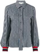 Golden Goose Tofu Striped Shirt - Blue
