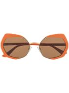 Marni Eyewear Oversized Frame Sunglasses - 810