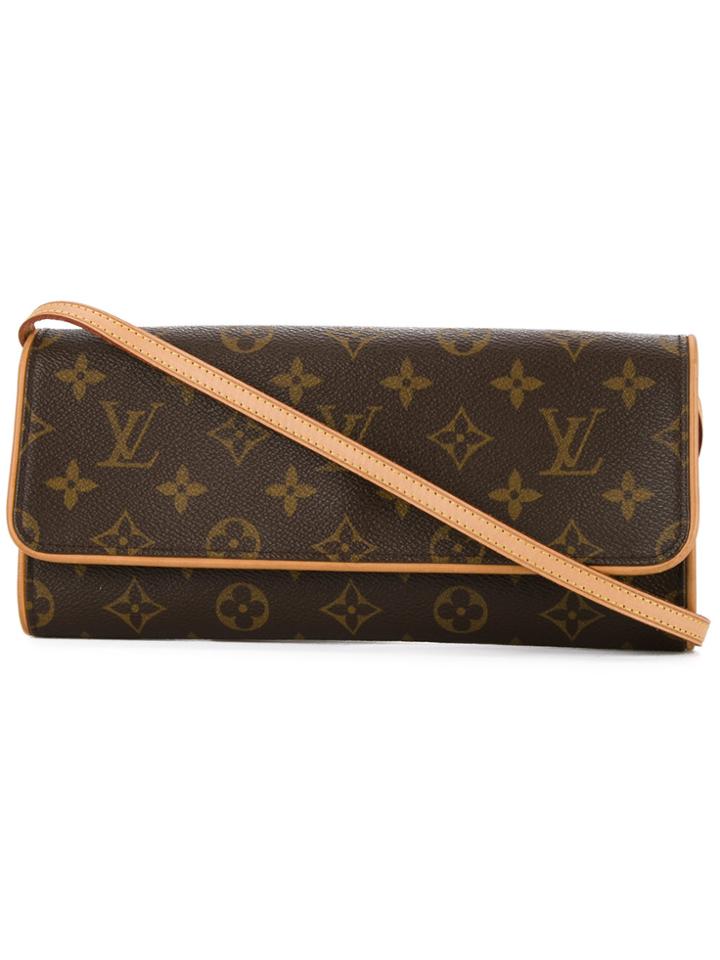 Louis Vuitton Vintage Pochette Twin Shoulder Bag - Brown