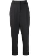 Luisa Cerano Tailored Cropped Trousers - Black