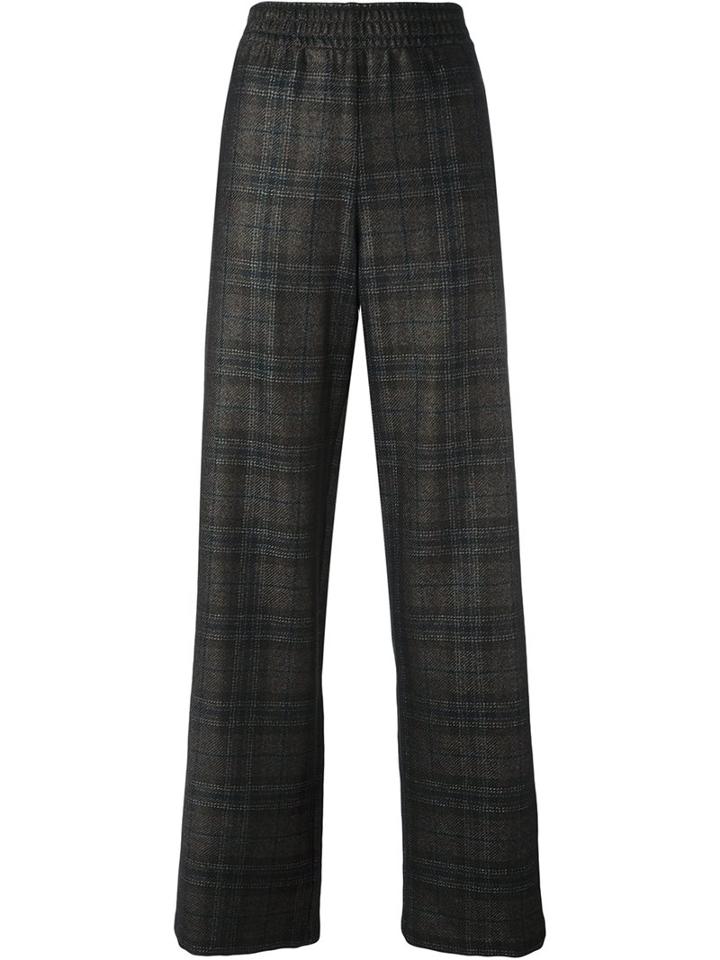 Maison Margiela Checked Straight Leg Trousers