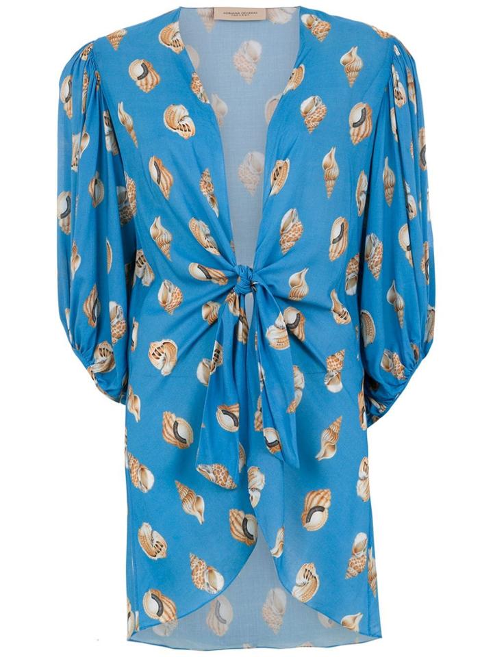 Adriana Degreas Conchiglie Shirt - Blue