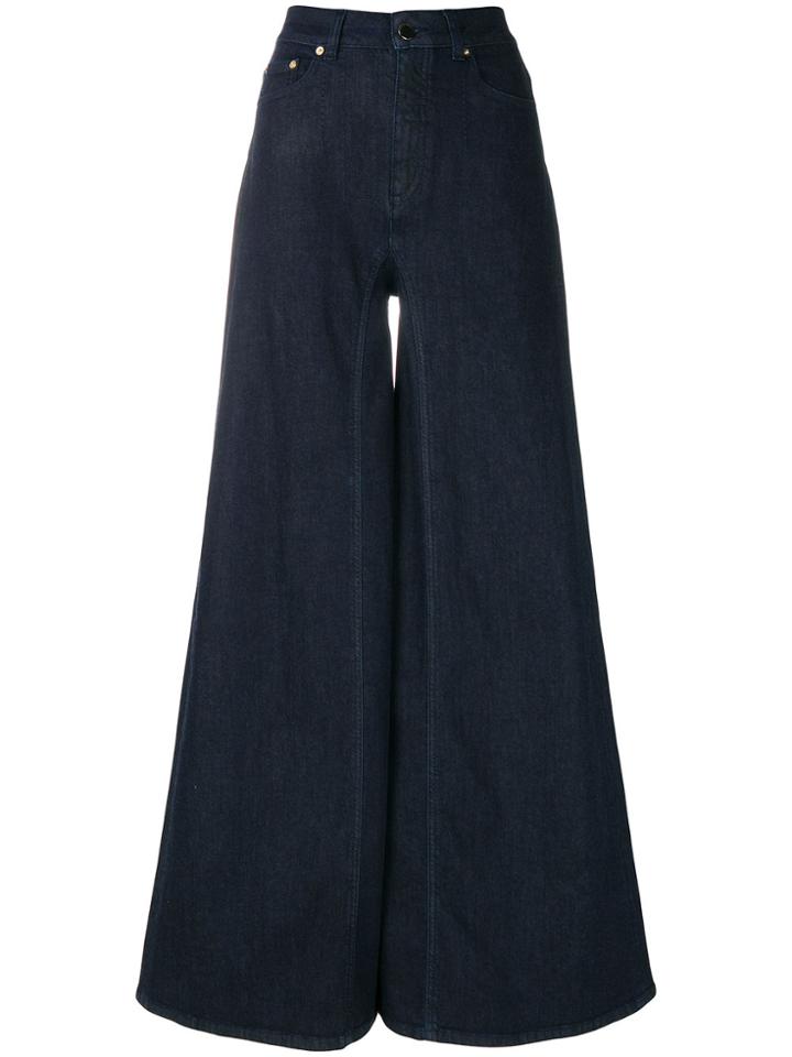 Alberta Ferretti Super Wide-leg Jeans - Blue
