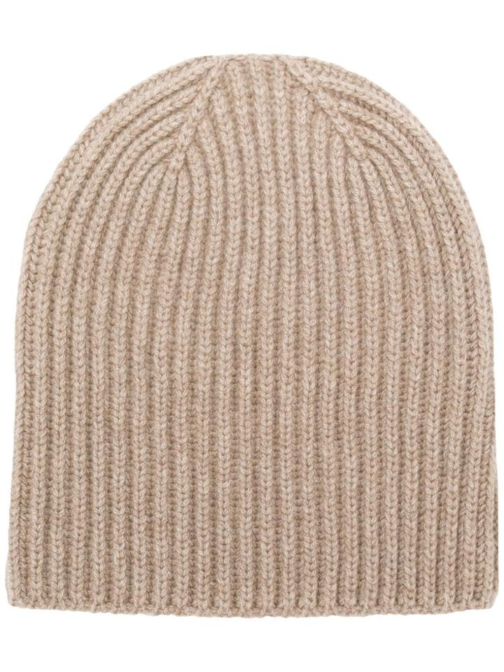 Cenere Gb Cashmere Beanie - Neutrals