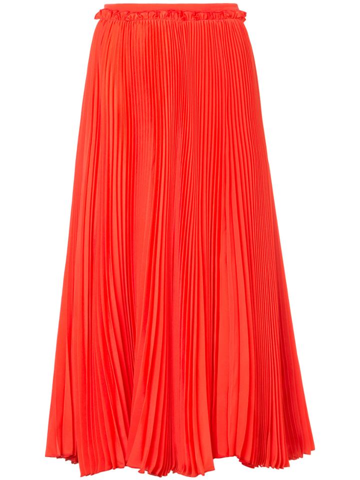Rick Owens Lilies Draped Midi Skirt - Black