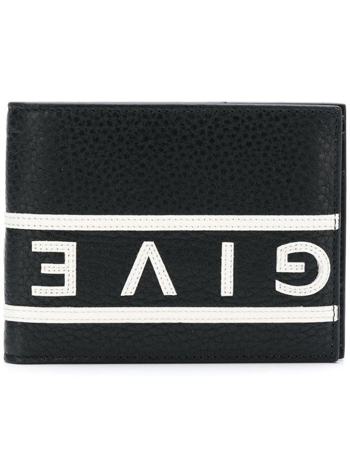 Givenchy Logo Contrast Bi-fold Wallet - Black