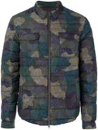 Etro - Camouflage Puffer Jacket - Men - Feather Down/polyamide/polyester/cupro - Xl, Green, Feather Down/polyamide/polyester/cupro