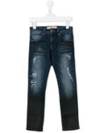 John Galliano Kids Distressed Jeans, Boy's, Size: 12 Yrs, Blue