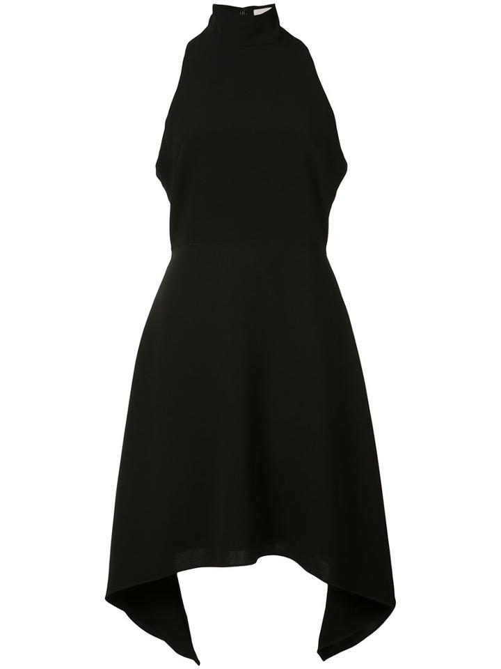 Cinq A Sept - High Neck Dress - Women - Polyester/triacetate - 6, Black, Polyester/triacetate