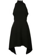 Cinq A Sept - High Neck Dress - Women - Polyester/triacetate - 6, Black, Polyester/triacetate