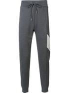 Moncler Gamme Bleu Drawstring Waist Track Pants, Men's, Size: Xl, Grey, Cotton