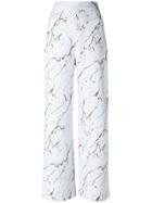 Proenza Schouler Belted Wide Leg Culottes - Pink & Purple