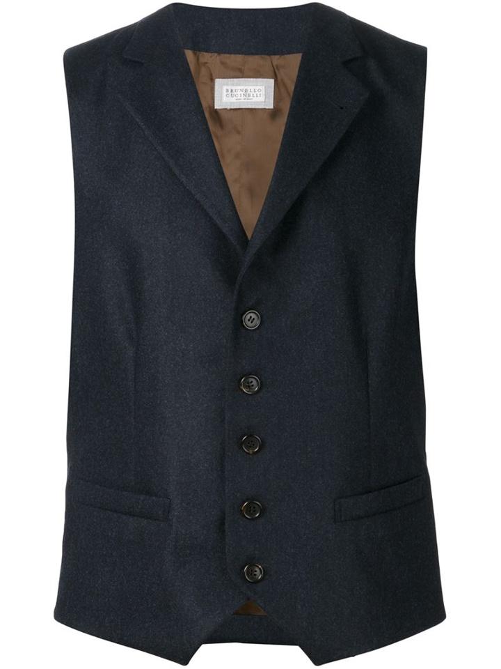 Brunello Cucinelli Notched Lapels Waistcoat