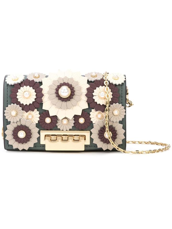Zac Zac Posen Earthette Appliqué Card Case - Blue