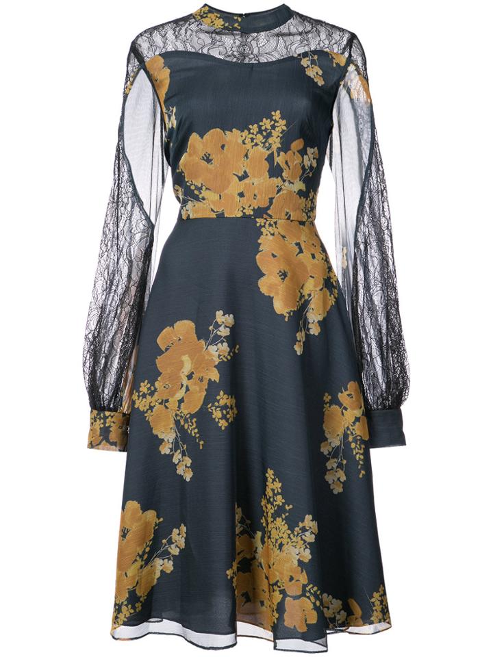 Sachin & Babi Velir Floral-print Dress - Blue