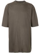 Rick Owens Short Sleeves Crew Neck T-shirt - Green