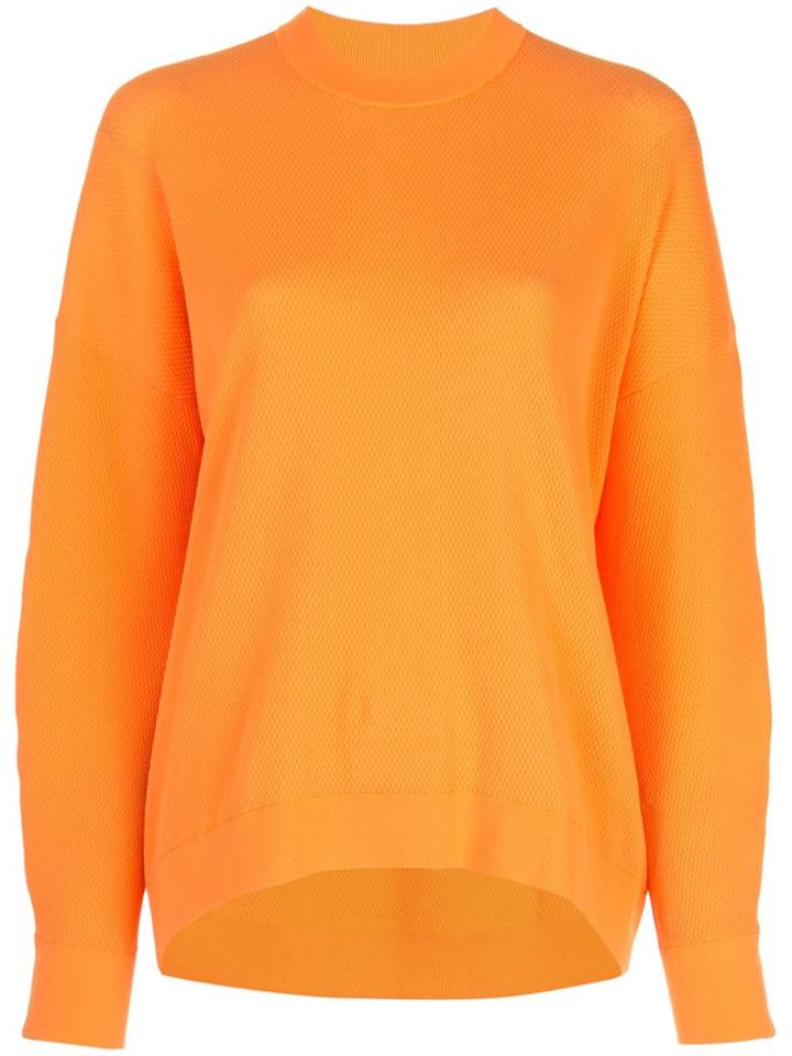 Tibi Sculpted Sleeve Jumper - Orange
