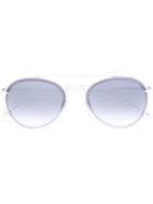 Dita Eyewear - 'axial' Sunglasses - Women - Metal - 57, Grey, Metal