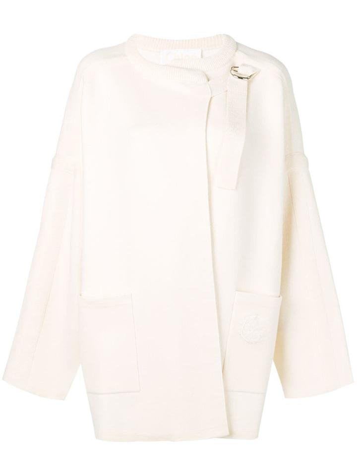 Chloé D-ring Wrap Sweater - Neutrals