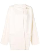 Chloé D-ring Wrap Sweater - Neutrals