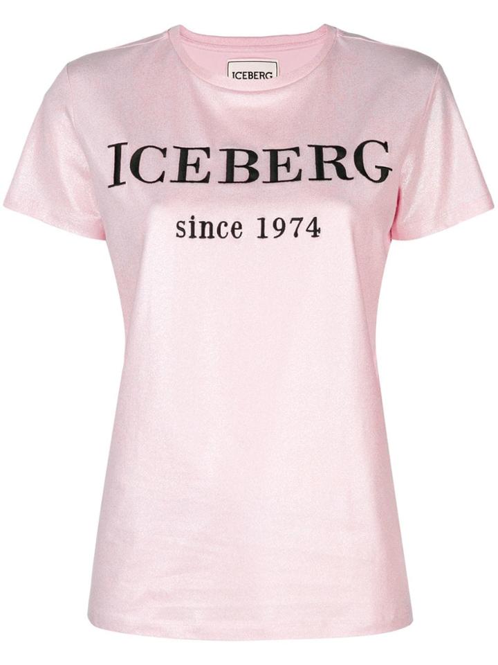 Iceberg Logo T-shirt - Pink