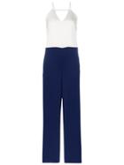 Erika Cavallini Contrast Jumpsuit - White