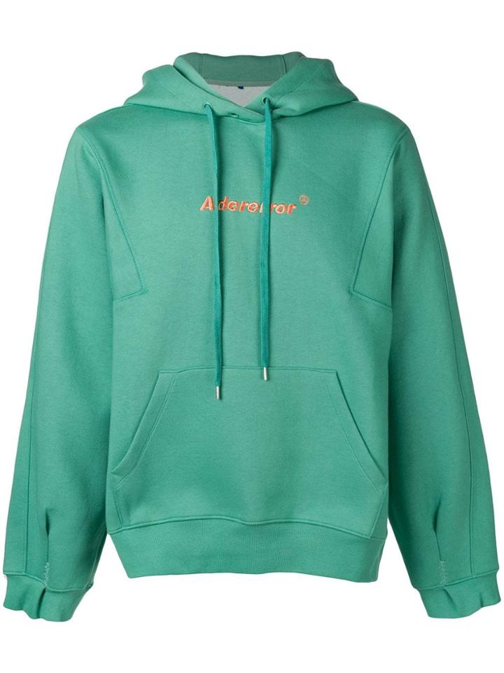 Ader Error Oversized Logo Hoodie - Green