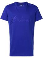 Balmain Glitter Logo T-shirt - Blue