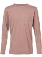 Saturdays Nyc Longsleeved Chest Pocket T-shirt - Nude & Neutrals