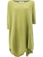 Lamberto Losani Draped Knitted Top - Green