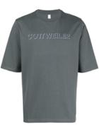 Cottweiler Logo Print T-shirt - Grey