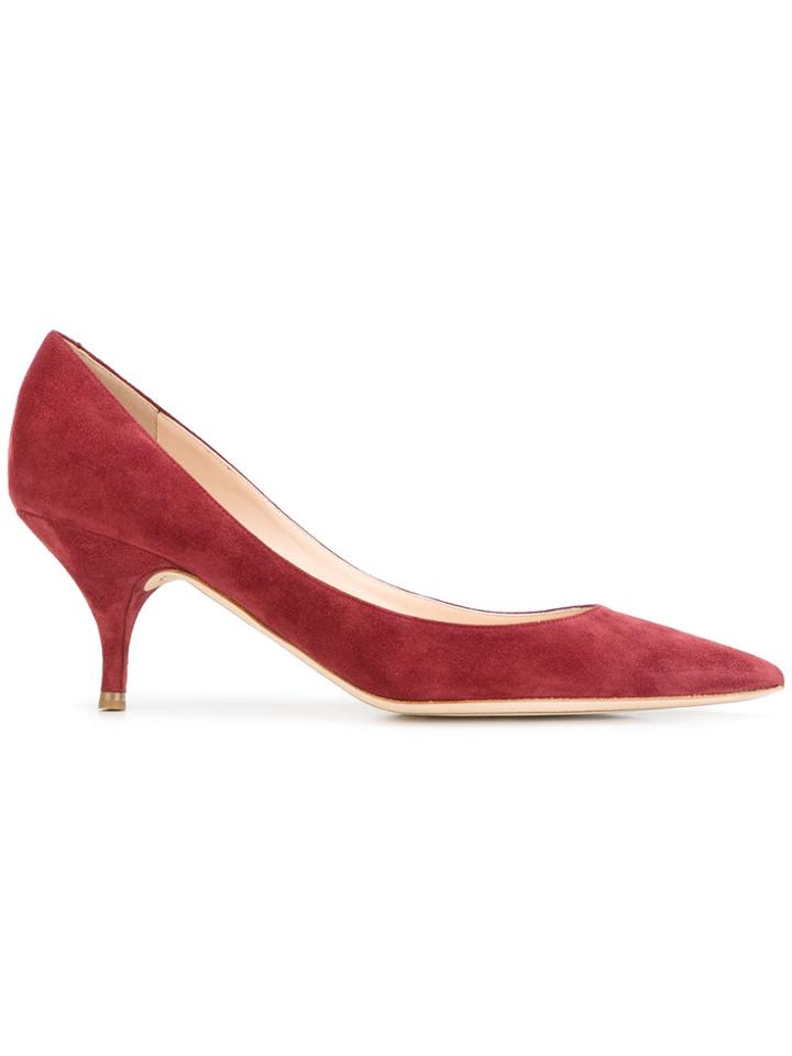 Nina Ricci Pointed Toe Pumps - Pink & Purple