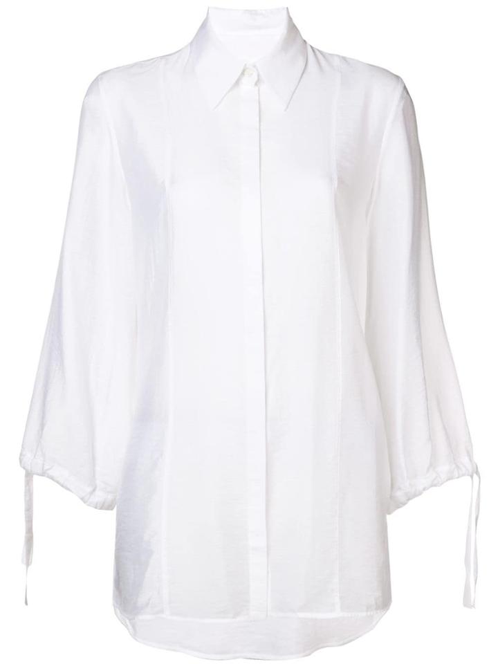 Victoria Victoria Beckham Tie Cuff Shirt - White