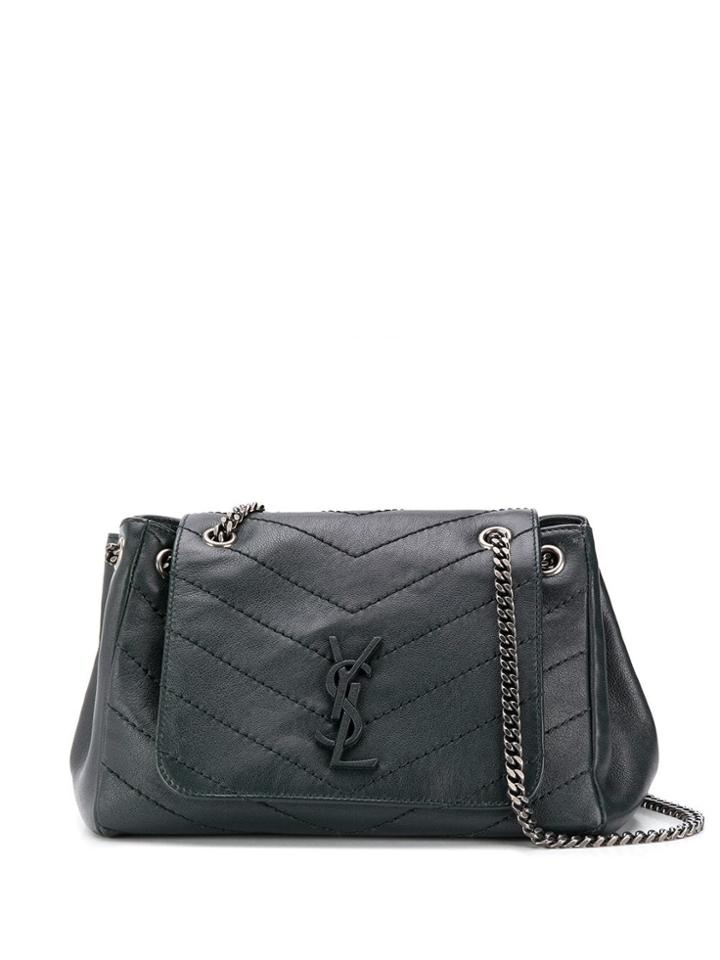 Saint Laurent Nolita Large Shoulder Bag - Green