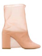 Mm6 Maison Margiela Covered Ankle Boots - Neutrals
