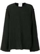 Lost & Found Rooms Oversized Crew Neck Sweatshirt - Black