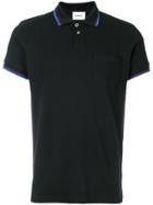 Dondup Collar Tip Polo Shirt - Black