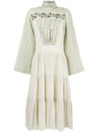 Chloé Victorian High Neck Dress - Neutrals
