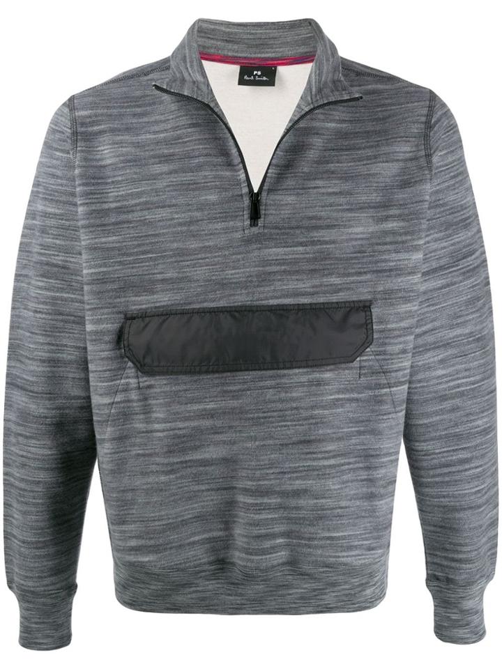 Ps Paul Smith Technical Jersey Sweatshirt - Grey