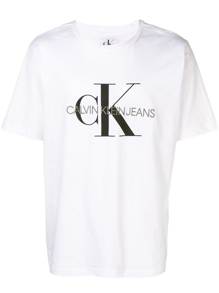 Calvin Klein Jeans Monogram T-shirt - White