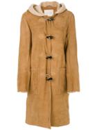 Mackintosh Hooded Shearling Coat - Brown