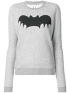 Zoe Karssen Bat Print Sweatshirt - Grey