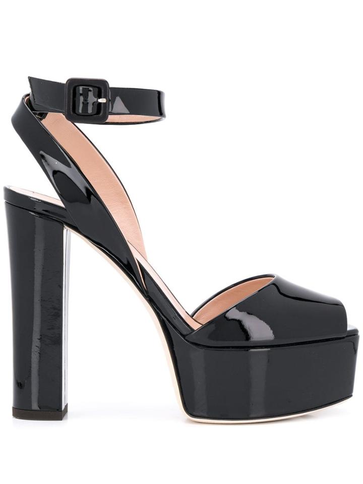 Giuseppe Zanotti Platform High Heel Sandals - Black