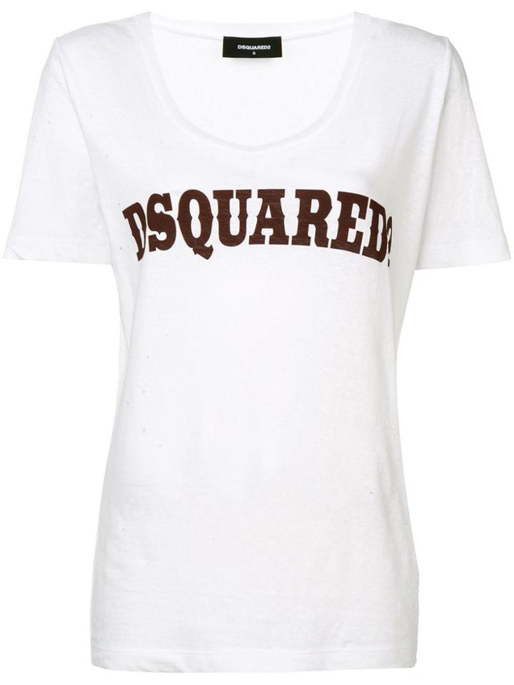 Dsquared2 Crew Neck T-shirt - White