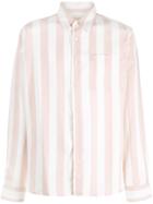 Saturdays Nyc Perry Jumbo Striped Shirt - Pink