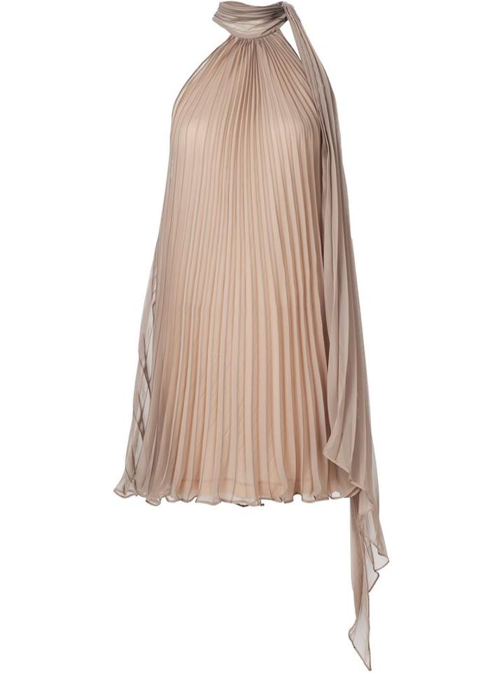 Plein Sud Tie Neck Pleated Tunic