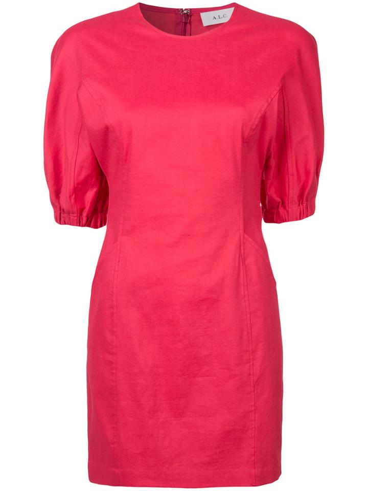 A.l.c. Round Neck Mini Dress - Red