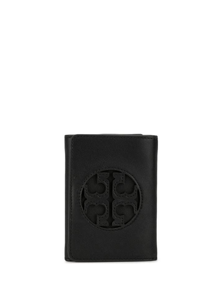 Tory Burch Medium Miller Trifold Wallet - Black