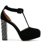 L'autre Chose T-bar Pumps - Black