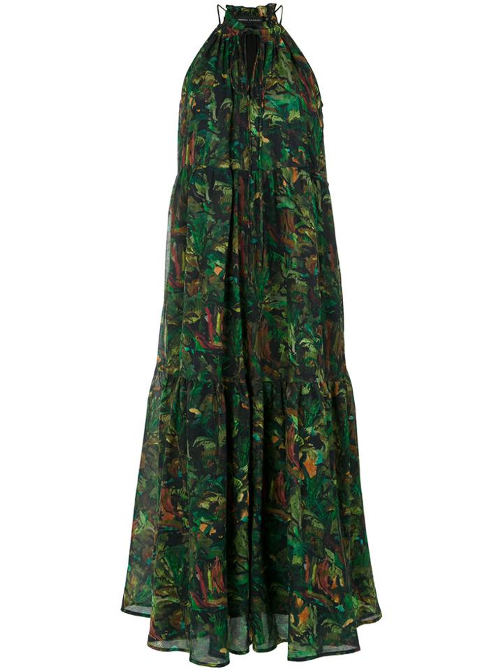 Andrea Marques Halterneck Printed Dress - Unavailable